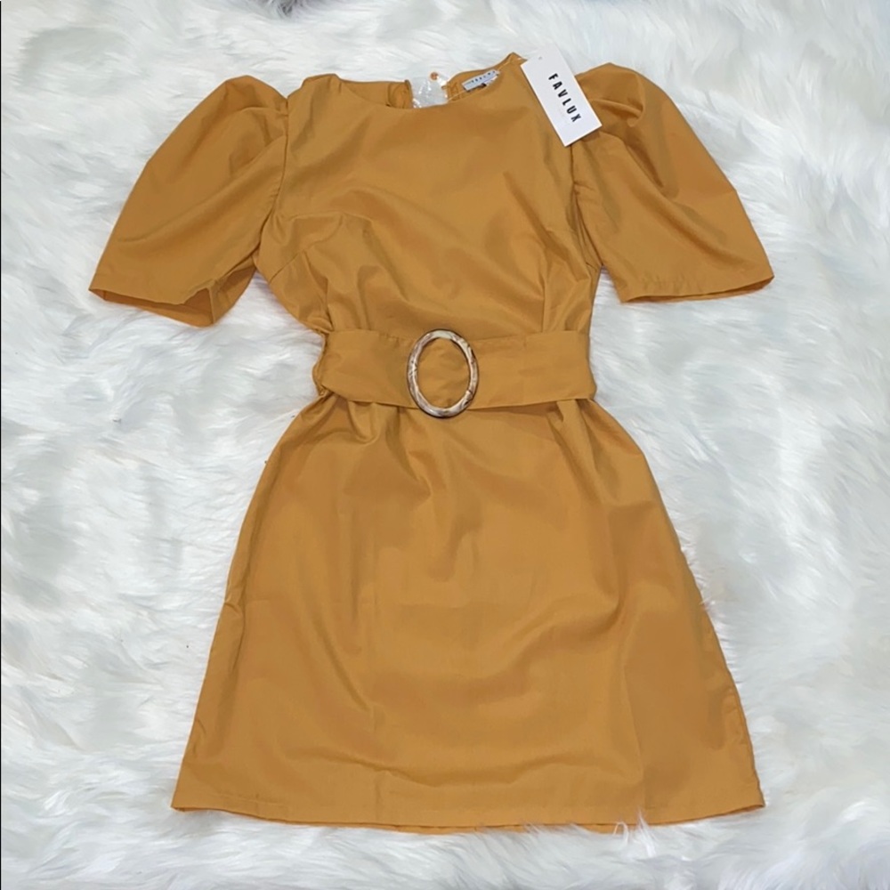 Shoe Dazzle Yellow Dress